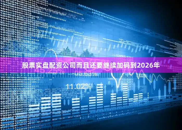 股票实盘配资公司而且还要继续加码到2026年